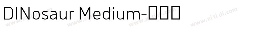 DINosaur Medium字体转换